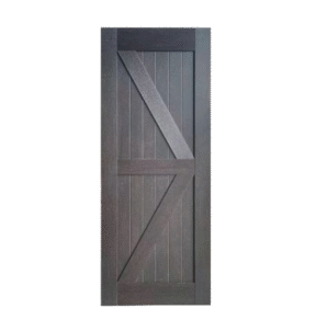 Black Rose K Brace Barn Door