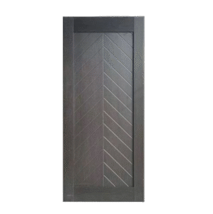 Black Rose Herringbone Barn Door