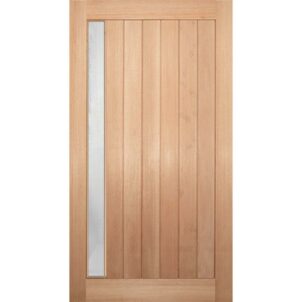Vertical Plank 1 Lite (solid  Meranti Joinery)