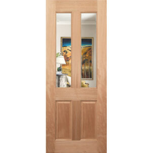Colonial 4 Panel Glass Top