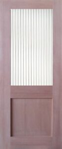 Timber Shaker 1-2 Glass Door-Flute