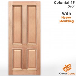 Colonial 4 Panel Glass Top